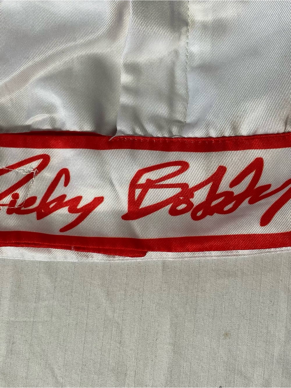 Men’s Racing Jacket - White/Red/Blue - Picture 3 of 9